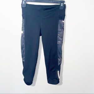 Athleta Womens Black Cropped Leggings Size XXS